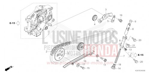 CAM CHAIN/TENSIONER MSX125AM de 2021